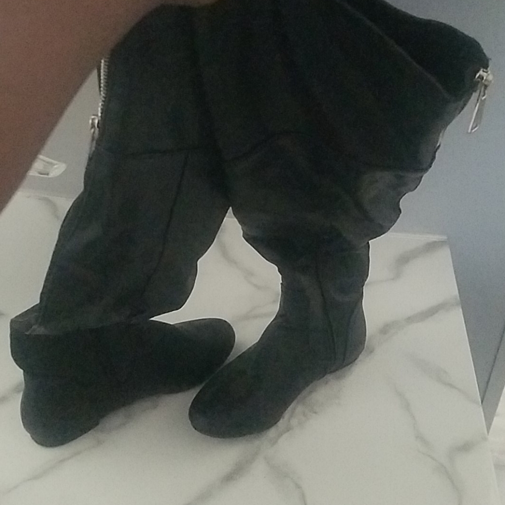 Black Over The Knee Boots